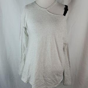 DOE & RAE OPEN SHOULDER WITH BUCKLE STRAP  SMALL